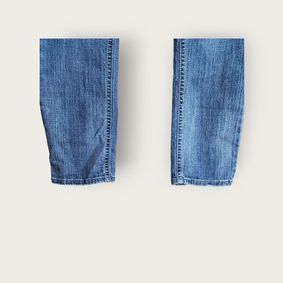 Imperial Star Straight Slim Fit Distressed embellished Girls Jeans Size 7 - Picture 5 of 10